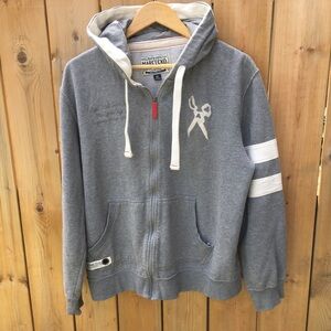 Marc Ecko Cut and Style Grey Hoodie Size XL EUC-see measurements in description